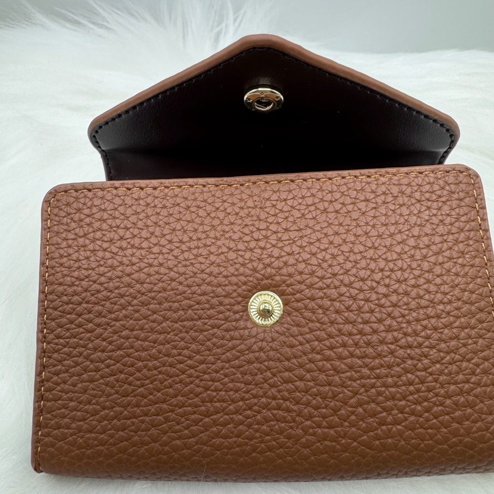 Women’s Minimalist Brown Card Wallet - Picture 5 of 6